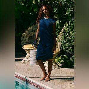 FREE PEOPLE Good Feels Draped Midi Dress